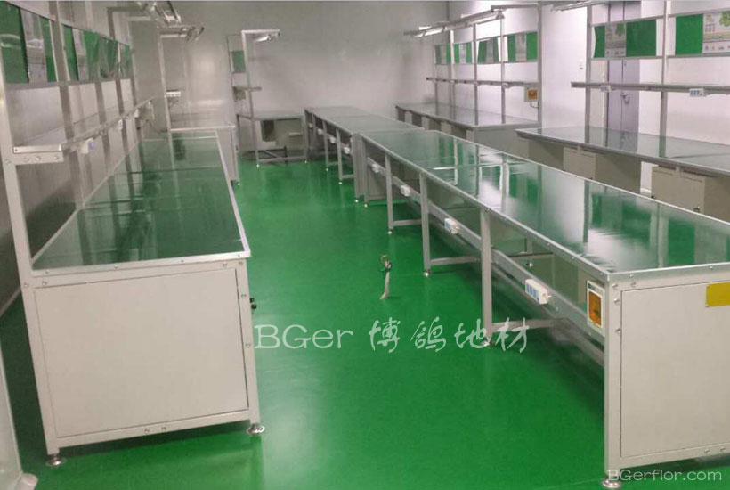 生產包裝車間工業(yè)耐磨地板-5