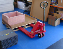 庫(kù)房倉(cāng)庫(kù)走重車地板 走手推液壓車地面鋪裝材料