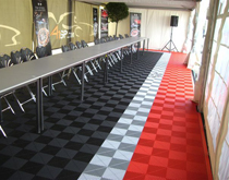 大型商業(yè)活動用地臺，篷房內地面使用活動地板